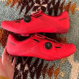 Men’s Red Shimano RC3 Cycling Shoes